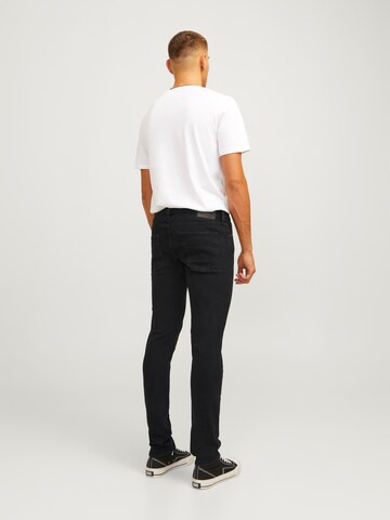 JJ Rebel - Slimfit Vaquero 'JREBLUKE JJCRAFT' en negro