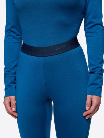 VAUDE Skinny Sportbroek 'Monviso II' in Blauw