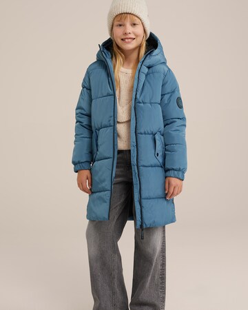 WE Fashion Winterjas in Blauw