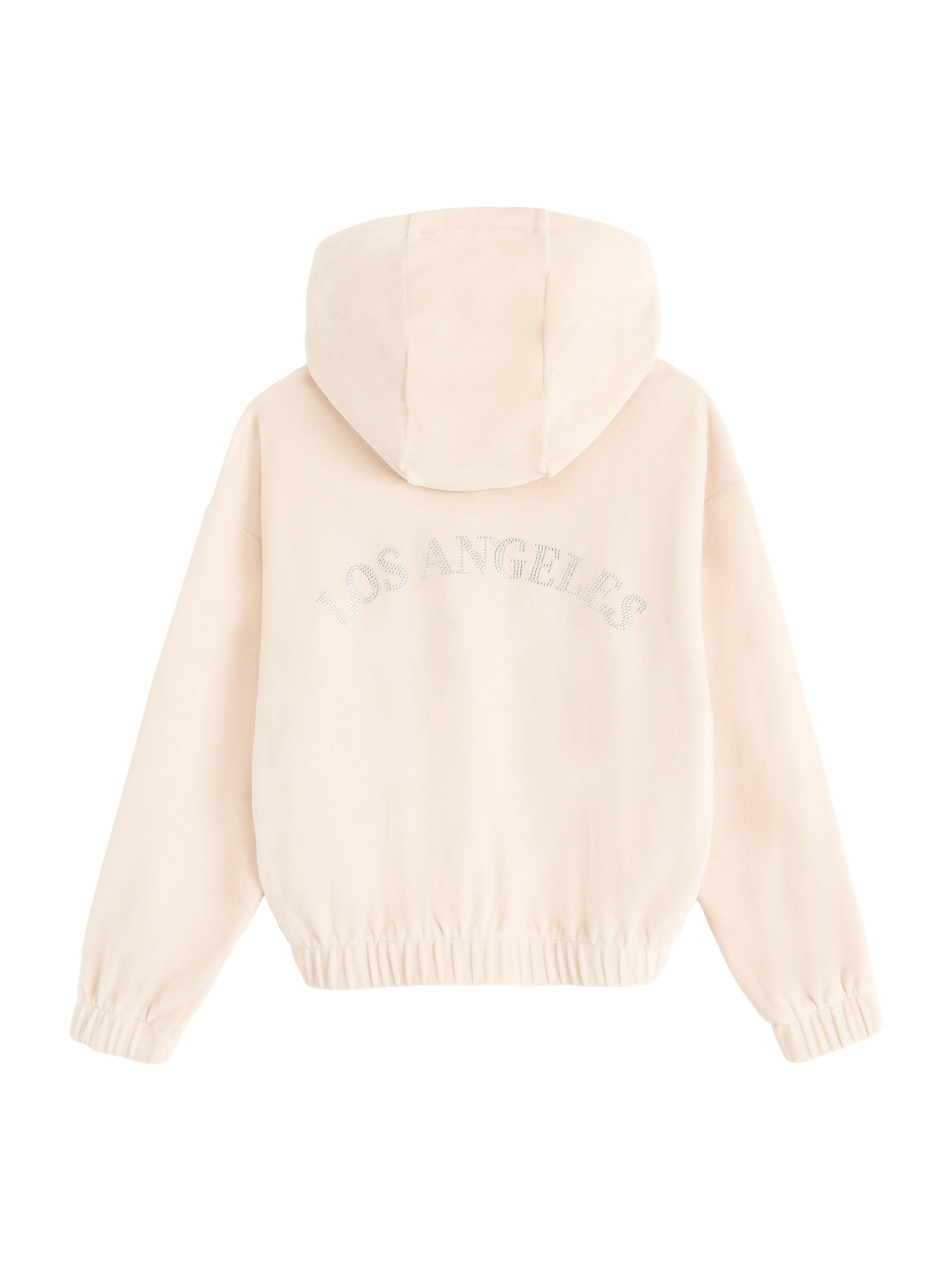 Hanorac de la Cool Club pe bej: spate