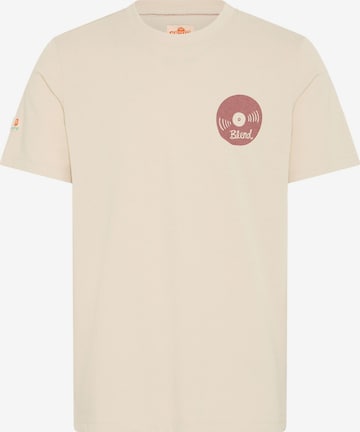 BLEND Rundhalsshirt ' BHSun ' in Beige: Vorderseite
