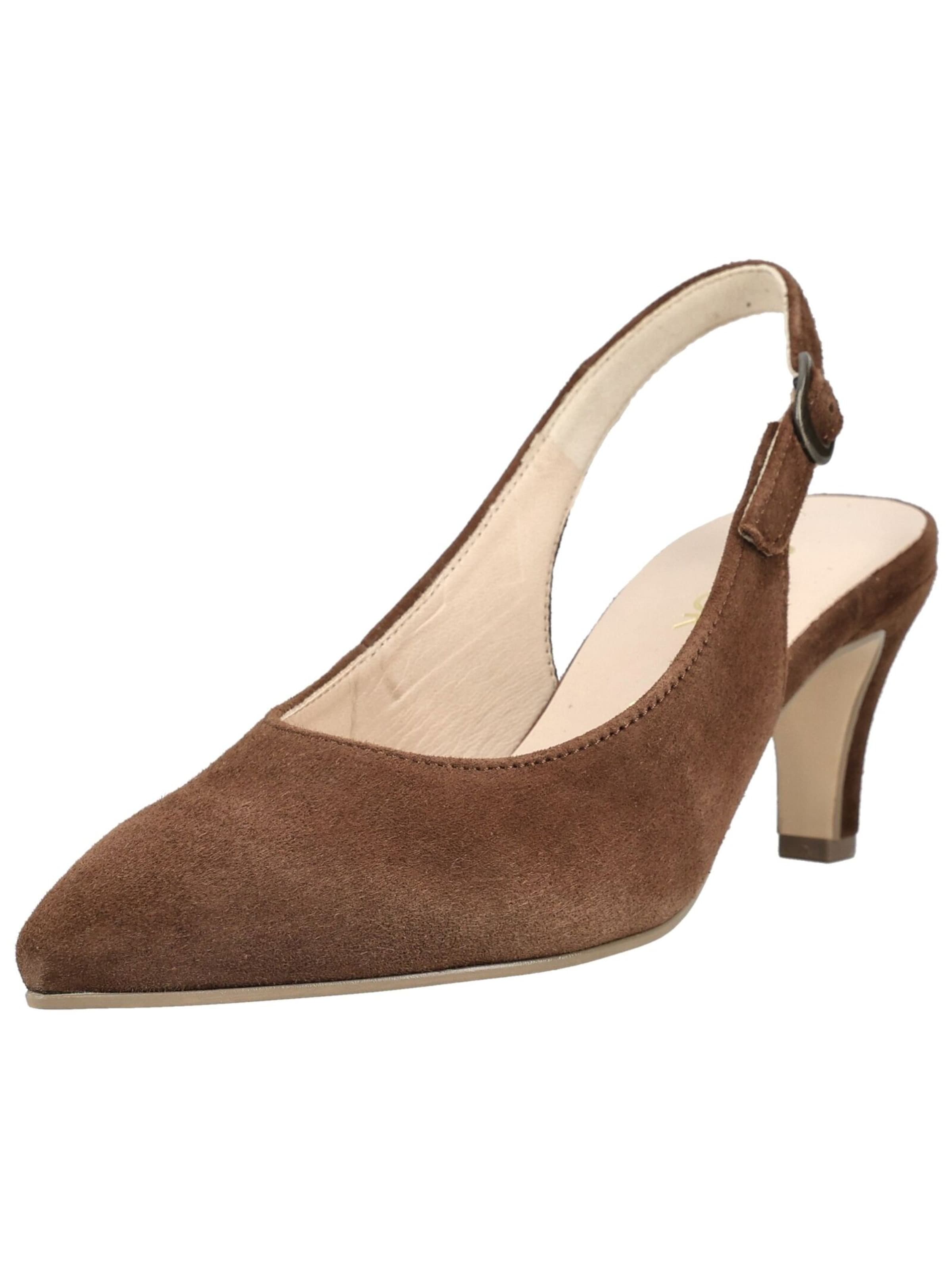 GABOR Slingpumps in Bruin: voorkant