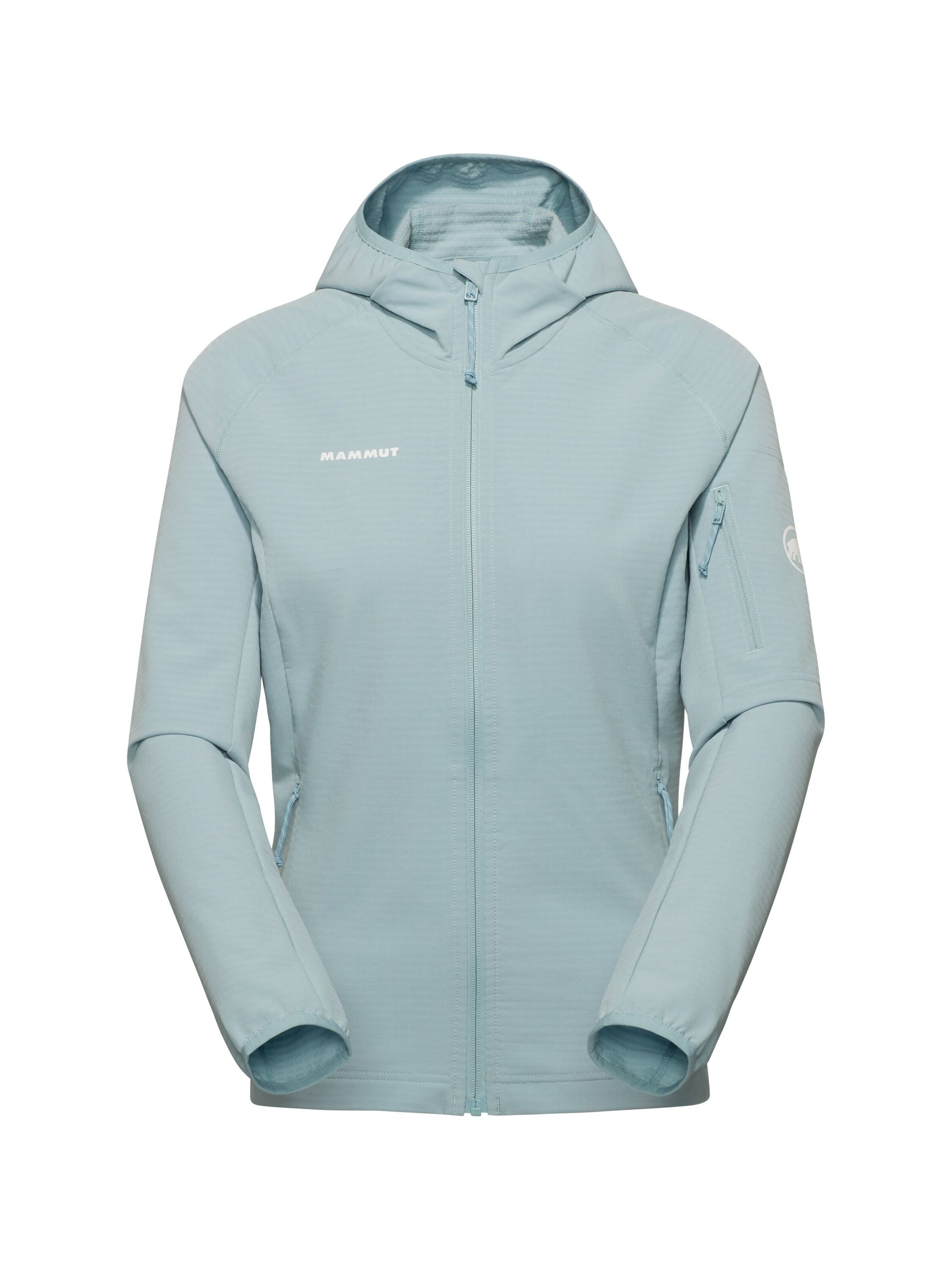 MAMMUT Athletic Fleece Jacket 'Madris' in Blue: front
