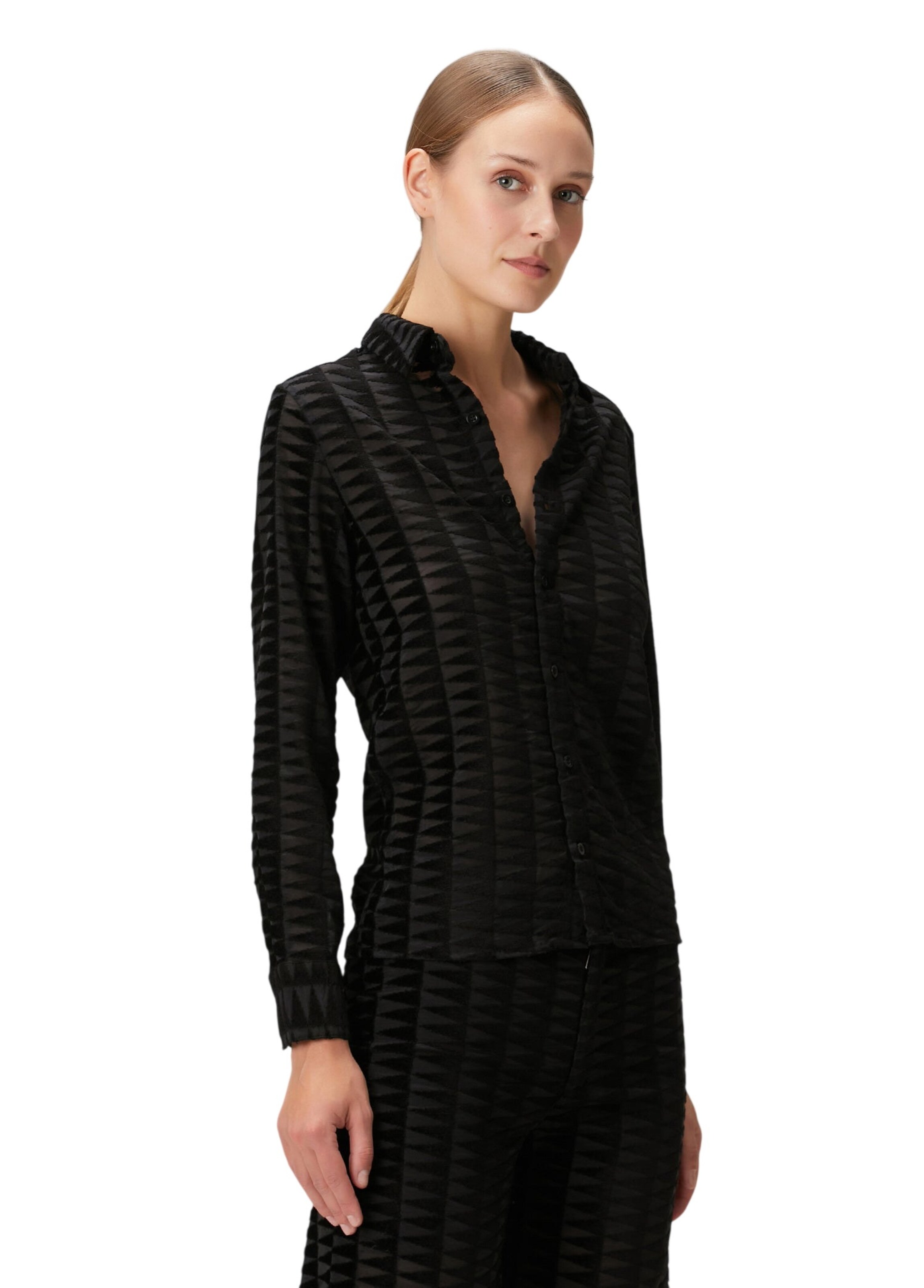 BASSIGUE Bluse in Schwarz