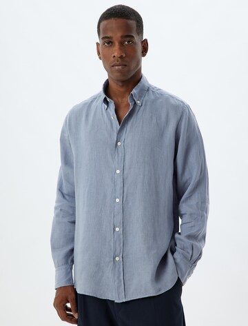 Koton Regular Fit Hemd in Blau: Vorderseite