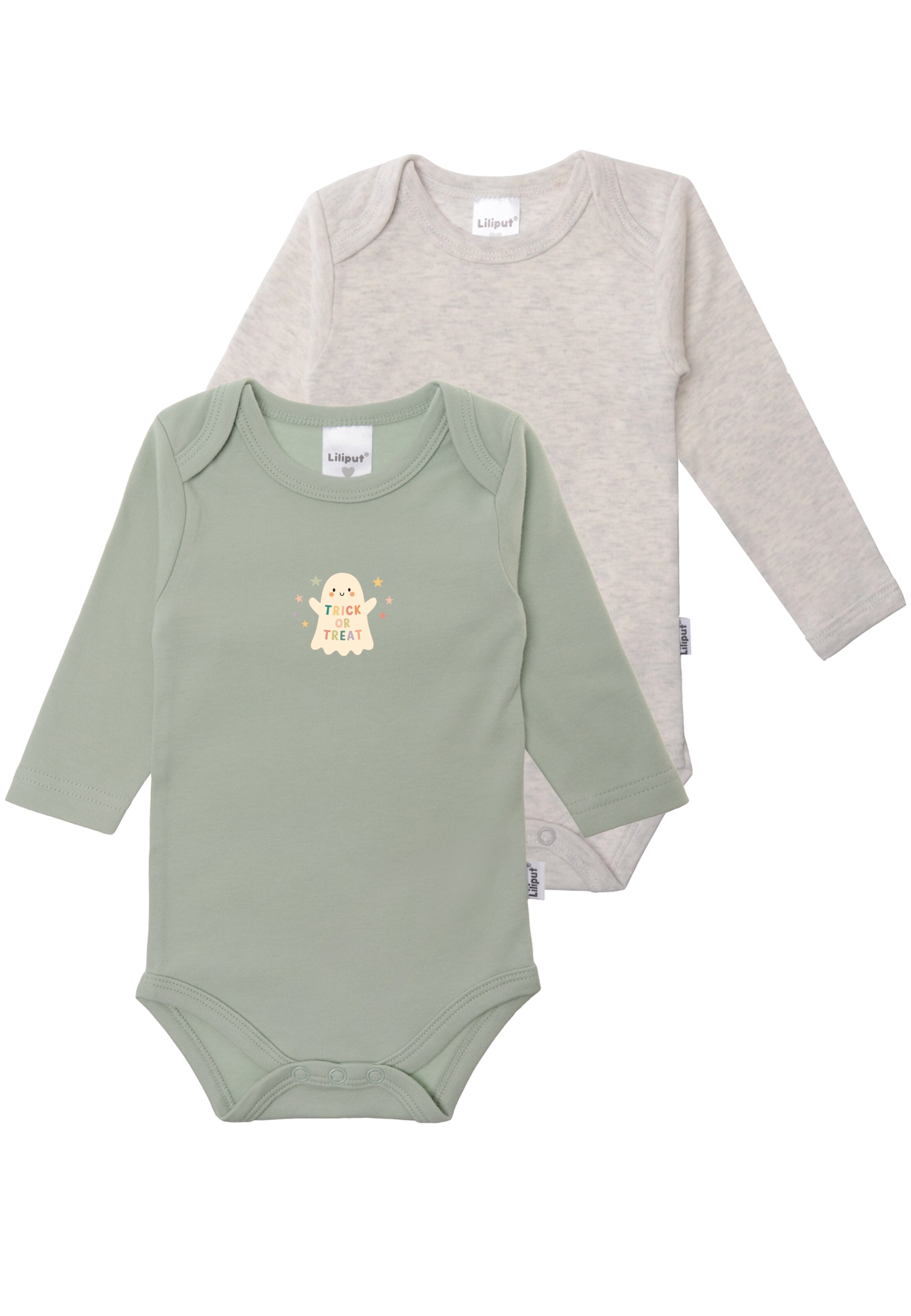 LILIPUT Romper/Bodysuit 'Gespenst' in Grey: front