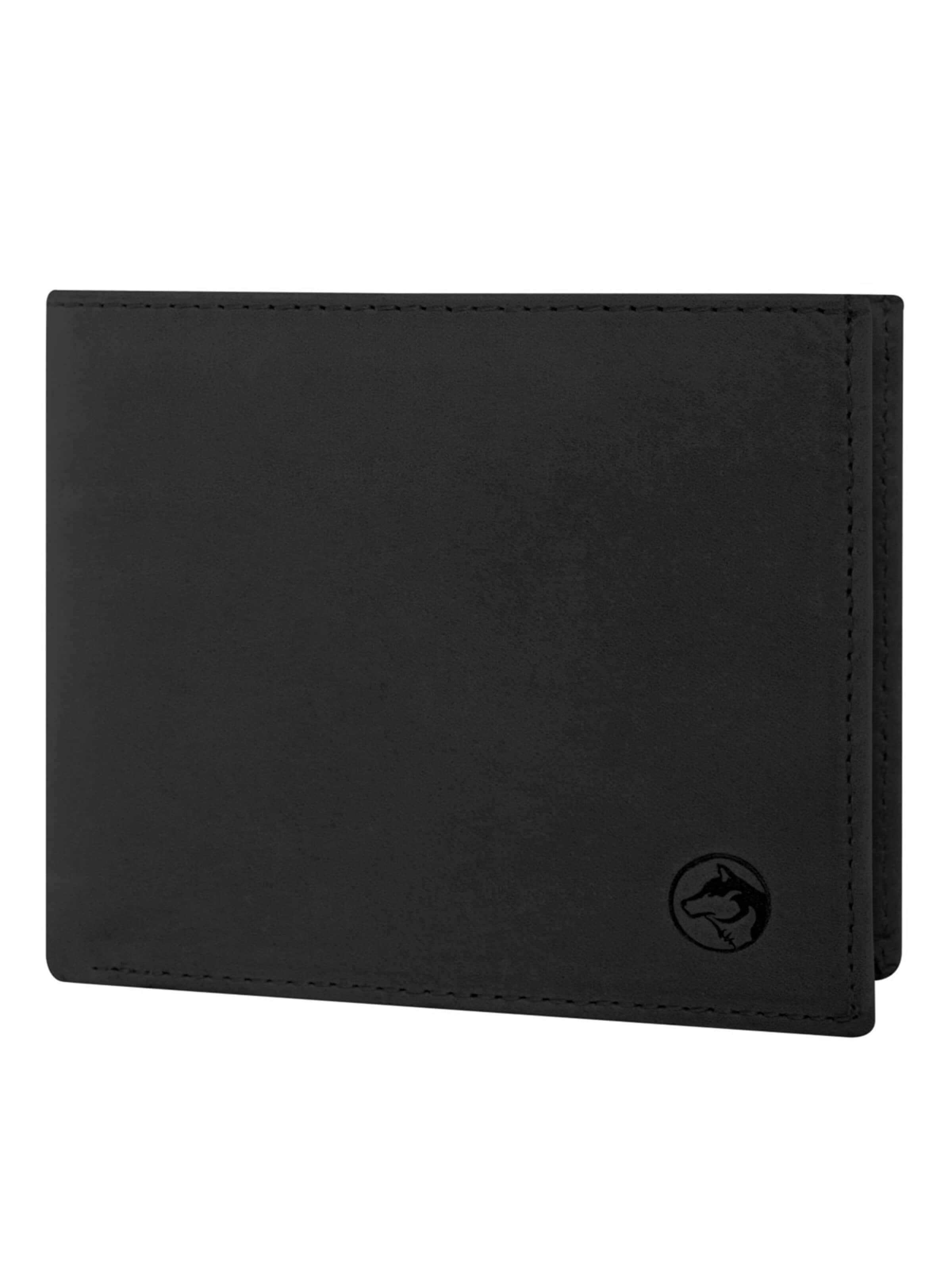 Wolfstrøm Portemonnaie‌‌‌‌‌‌‌‌ in Schwarz: Vorderseite