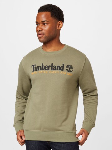 zaļš TIMBERLAND Sportisks džemperis: no priekšpuses