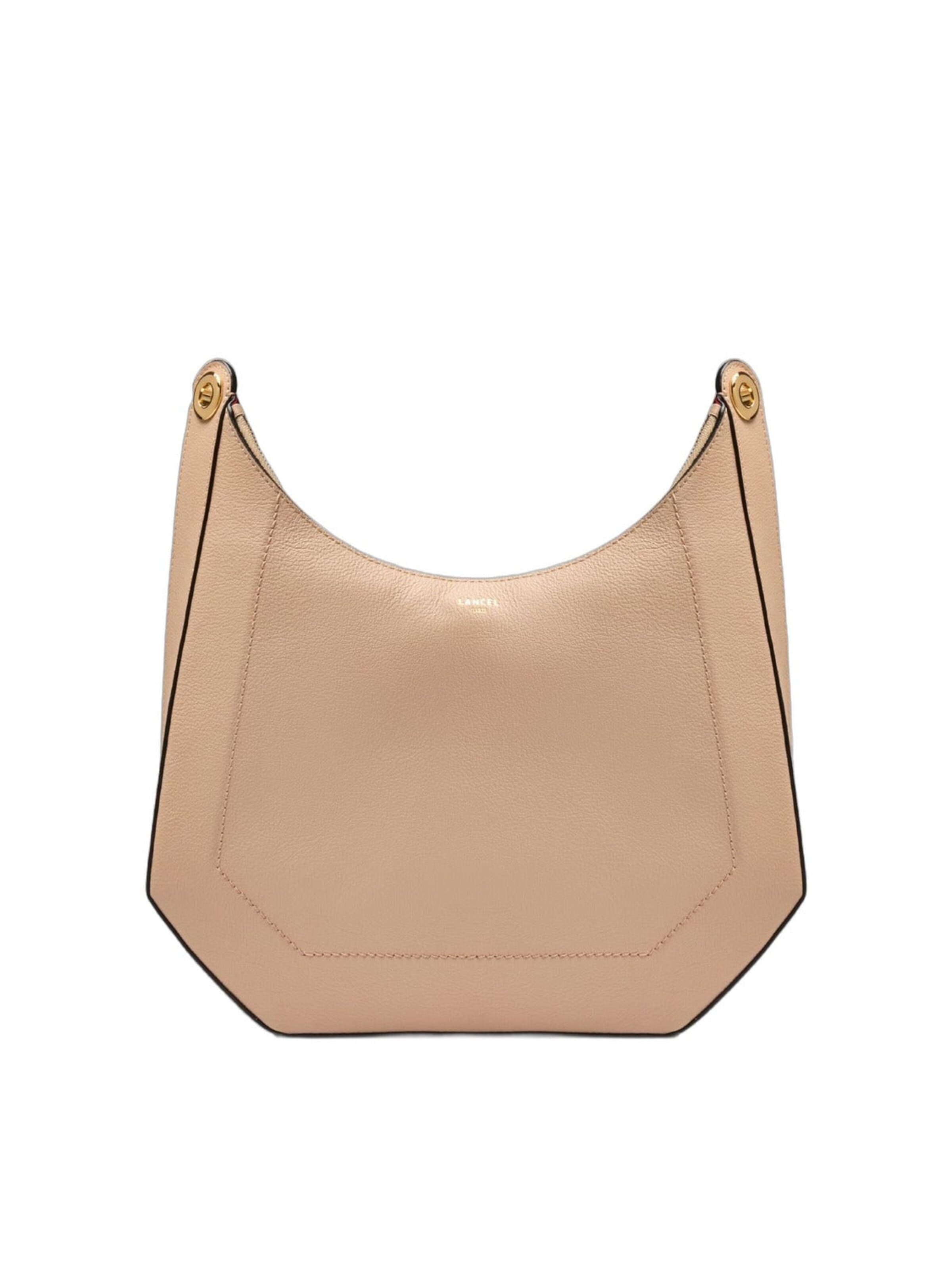 Lancel Shoulder Bag 'Lancel Sacs à main Croisette Cappucino Femme' in Beige: front
