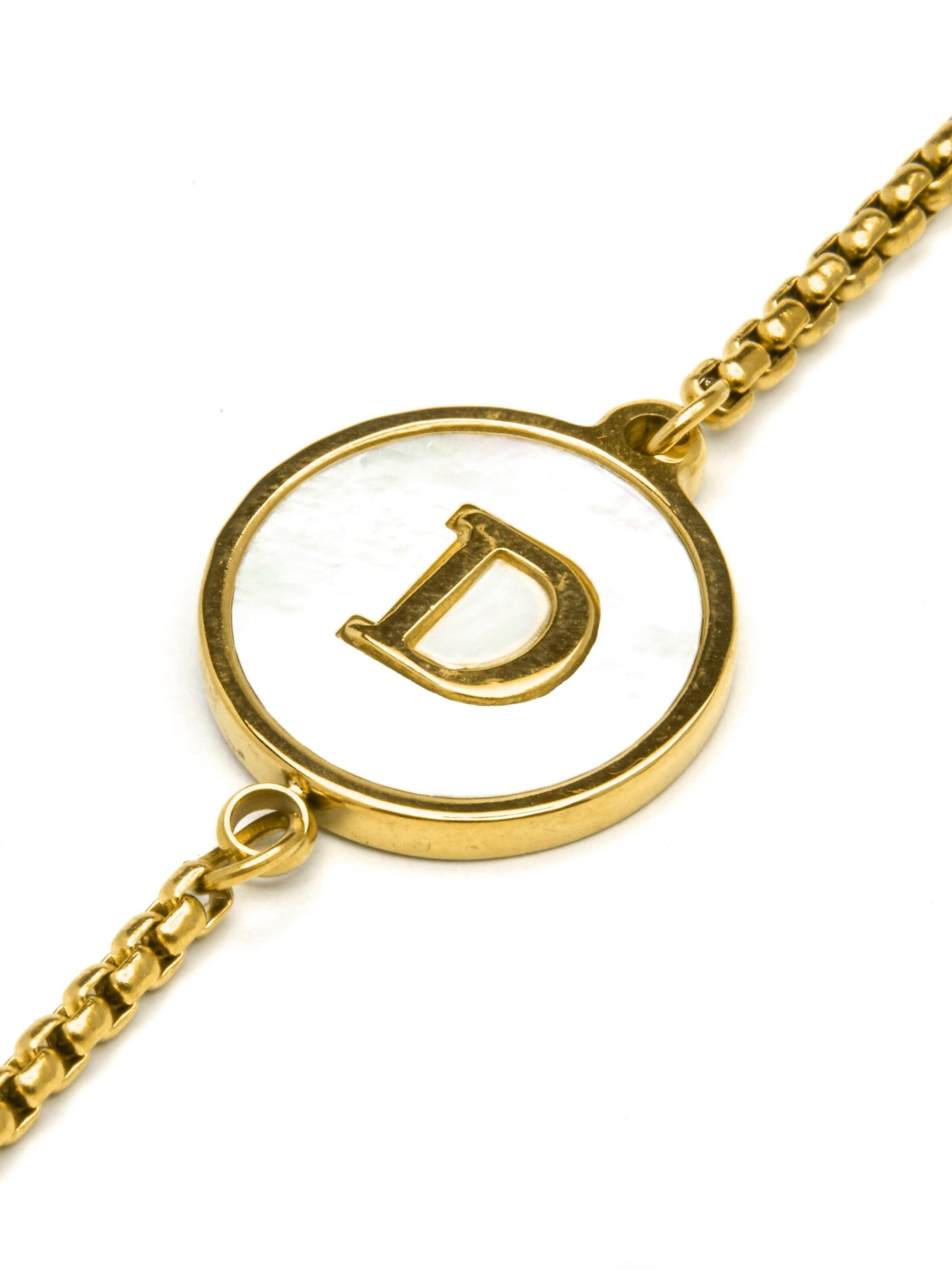 Bracelet 'Alphabet' Luxenter en or
