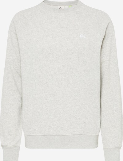 QUIKSILVER Sportsweatshirt in graumeliert / weiß, Produktansicht