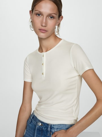 MANGO Shirts 'CENTENO' i hvid: forside