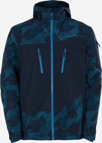 Veste outdoor 'Privet' Fundango en bleu : devant