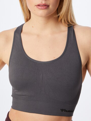 HummelBustier Sportski grudnjak 'Tif' - siva boja