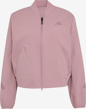 ADIDAS SPORTSWEAR - Casaco de treino 'Z.N.E.' em roxo: frente
