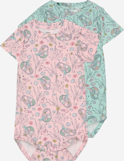 Guppy Romper/Bodysuit in Pastel blue / Jade / Pink / Black / White, Item view