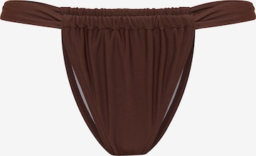 Slip bikini 'Mix-Kini' di LSCN by LASCANA in marrone: frontale
