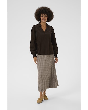 CULTURE Bluse 'Rhaena' i brun