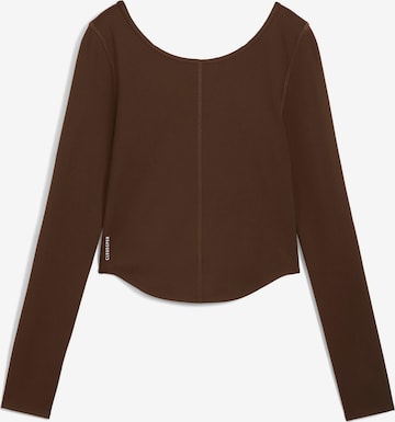 brūns PUMA Sporta krekls 'CLOUDSPUN': no priekšpuses