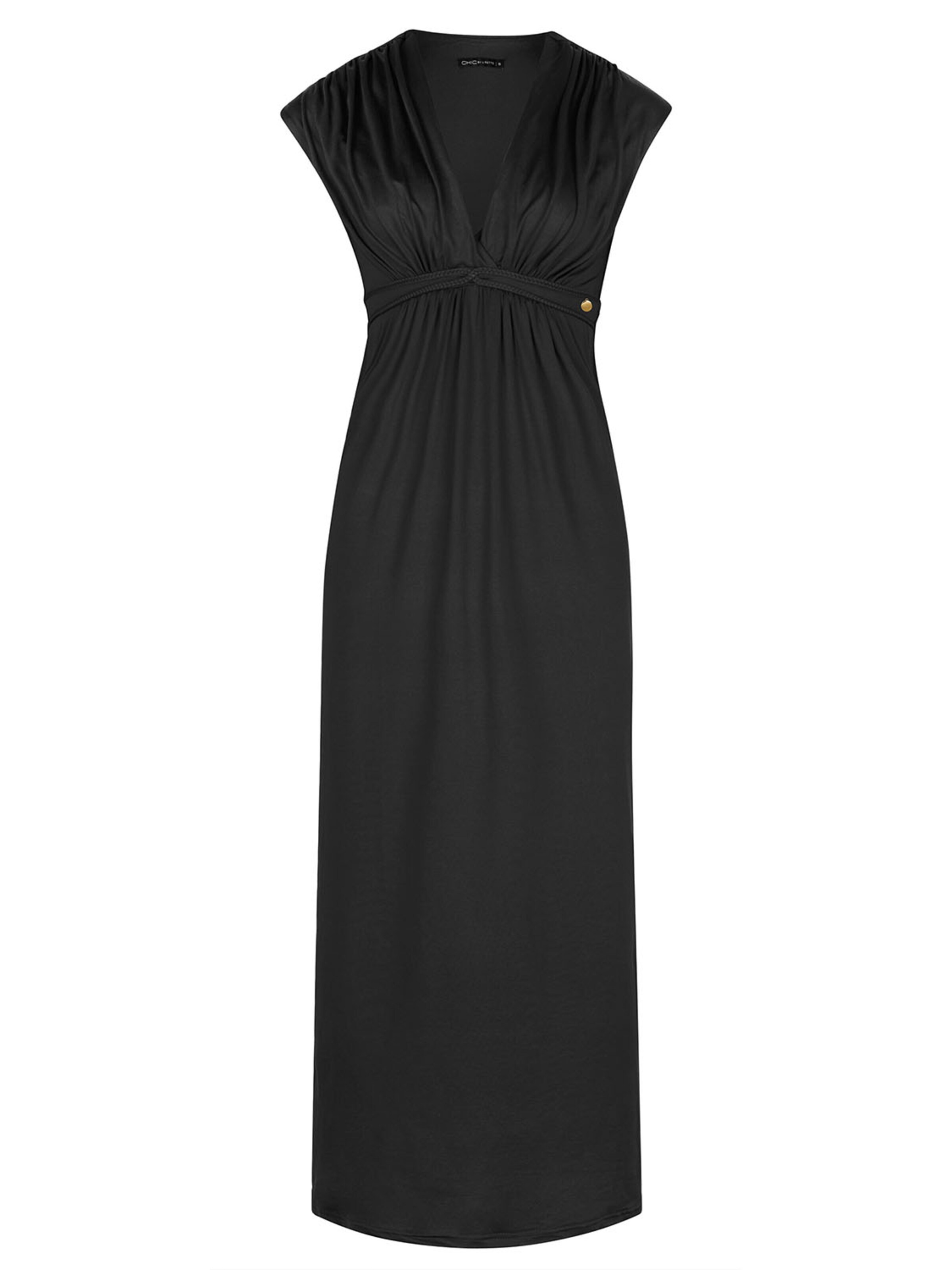 Chic by Lirette Dress 'Kimono dress Natural' in Black: front