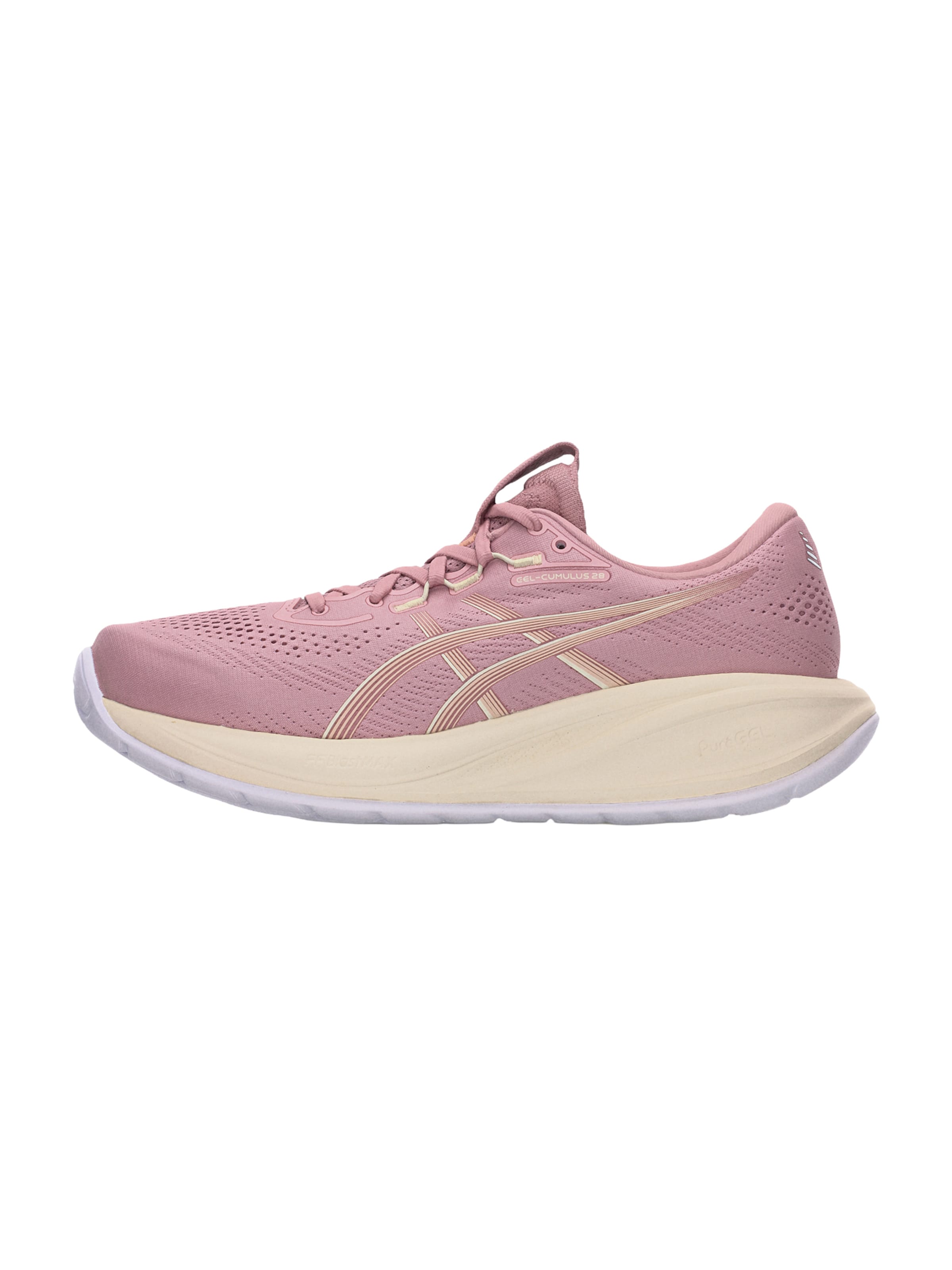 ASICS Chaussure de course 'GEL-CUMULUS 28' en beige clair / rose / poudre, Vue avec produit