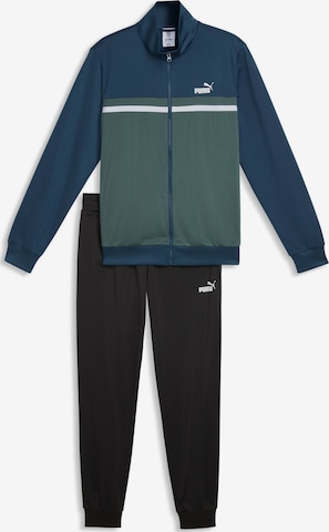 PUMA Trainingspak in Blauw: voorkant
