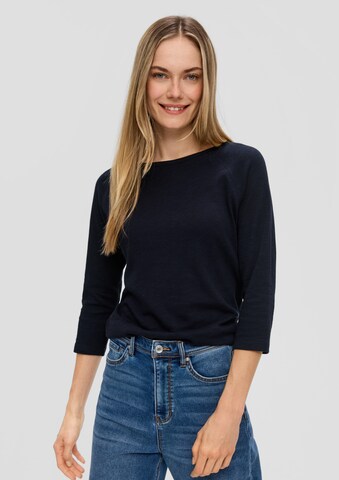 s.Oliver Shirt in Blauw: voorkant