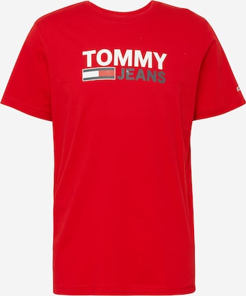 TOMMY HILFIGER Футболка в Красный: спереди