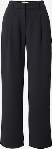 Abercrombie & Fitch Élére vasalt nadrágok - fekete: elől