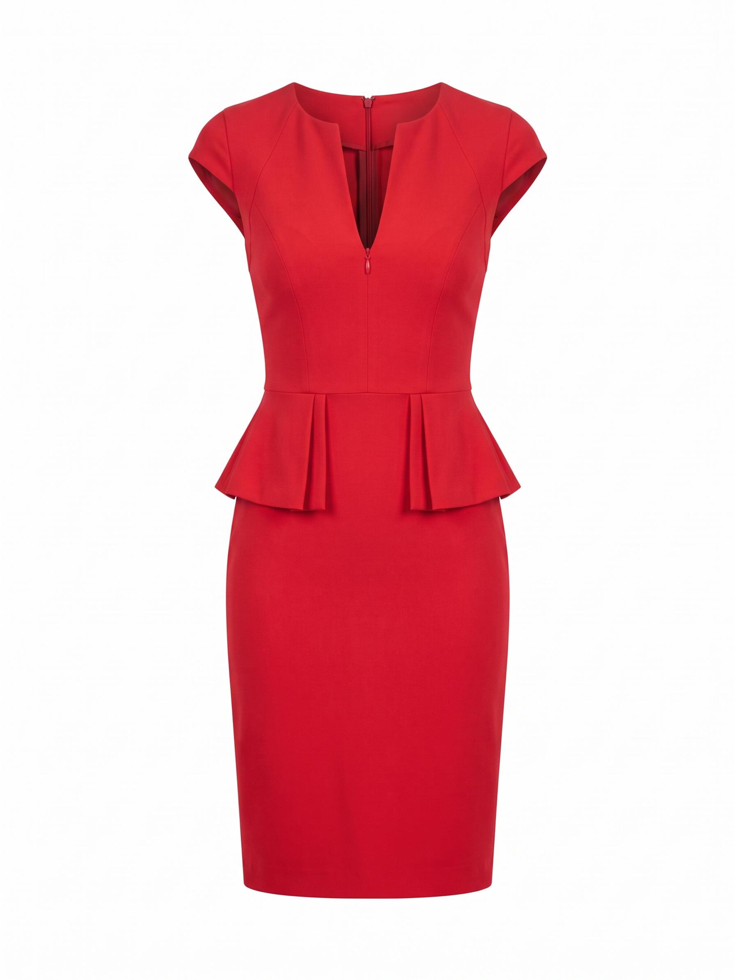 AUDRAY Sheath dress 'CHARLIZE' in Red