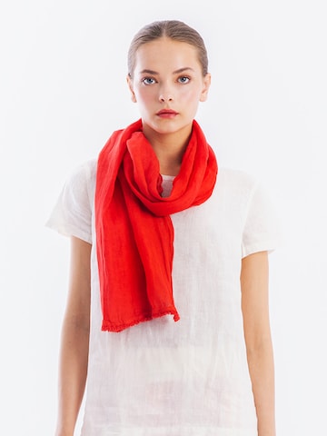Écharpe Haris Cotton en rouge