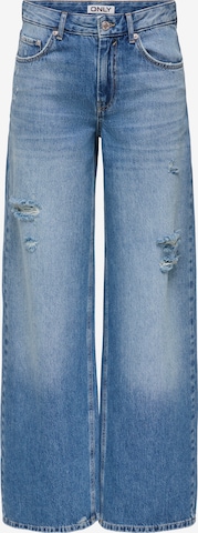 Wide leg Jeans 'ONLRio' di ONLY in blu: frontale