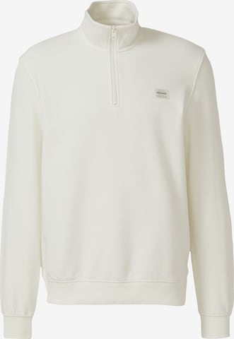 Sweat-shirt s.Oliver en blanc : devant