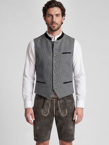 Gilet folklorique 'Kairo' SPIETH & WENSKY en noir : devant
