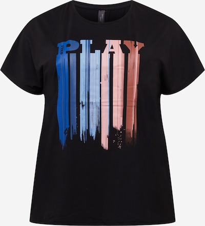 Only Play Curvy Performance Shirt 'JOA' in Blue / Light blue / Pink / Rose / Black, Item view