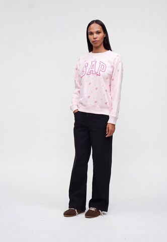 Gap Petite Sweatshirt 'HERITAGE' in Roze