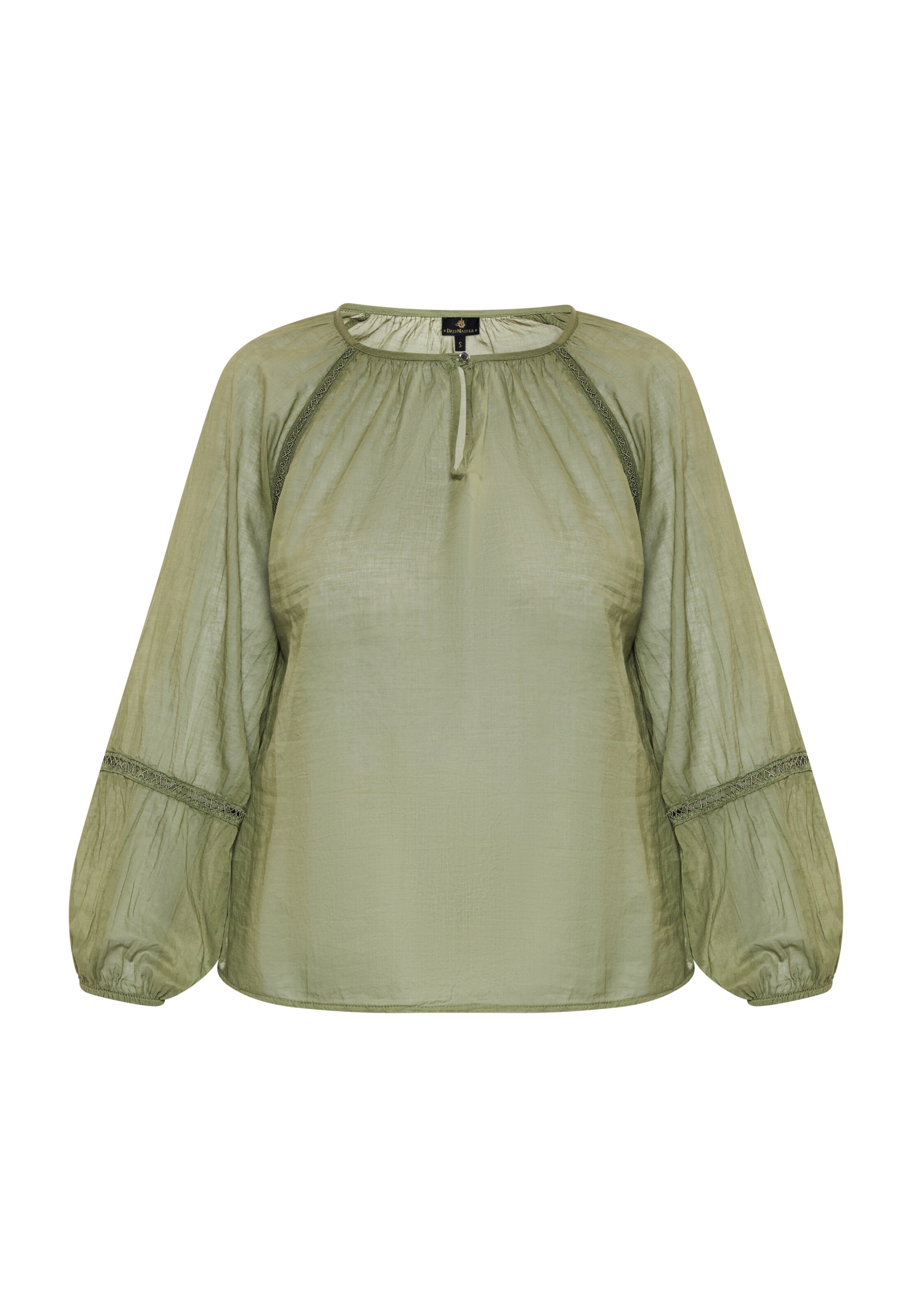 DreiMaster Klassik Блузка в Зеленый: спереди