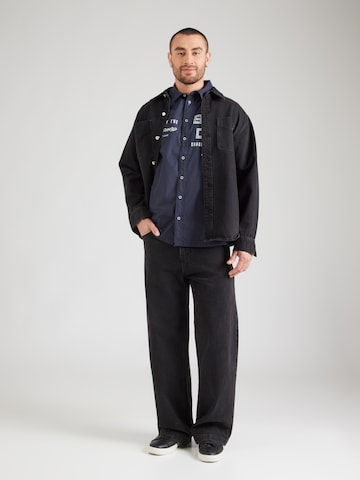 CAMP DAVID Regular fit Button Up Shirt in Blue