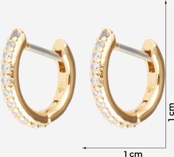 Kate Spade Earrings 'Pave huggies' in Gold: front