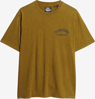 T-Shirt 'Neo Trad' Superdry en vert : devant