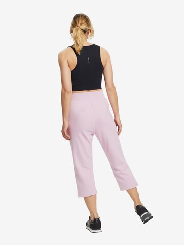 Regular Pantalon de sport ESPRIT en rose