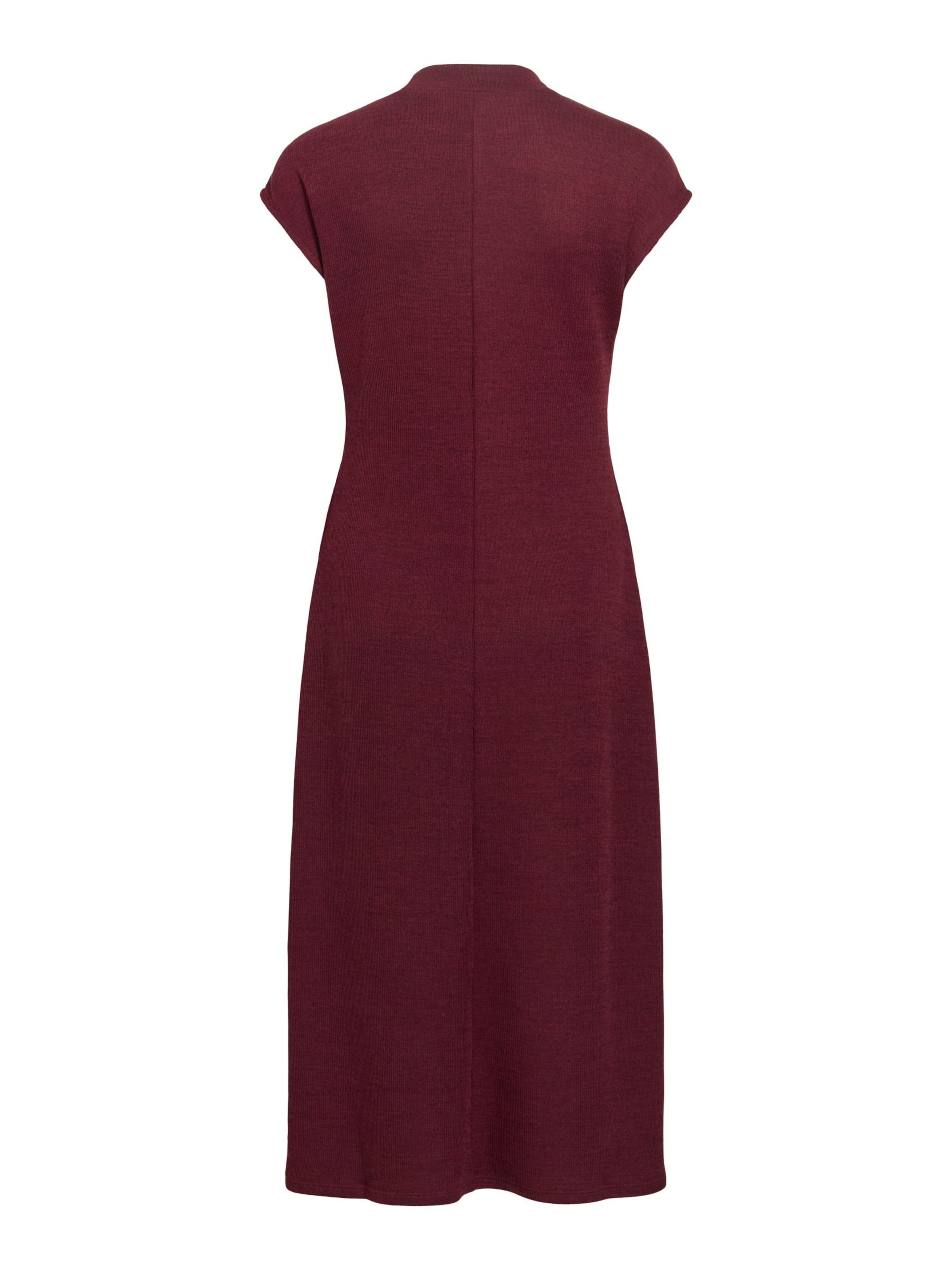 VILA Strikkjole 'VIRaffi' i rød