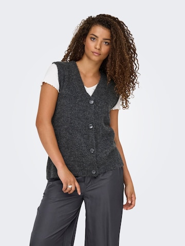 ONLY Gebreide bodywarmer 'ONLJane' in Grijs: voorkant