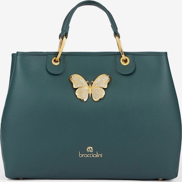 Borsa a mano 'Beth Jewels' di Braccialini in verde: frontale