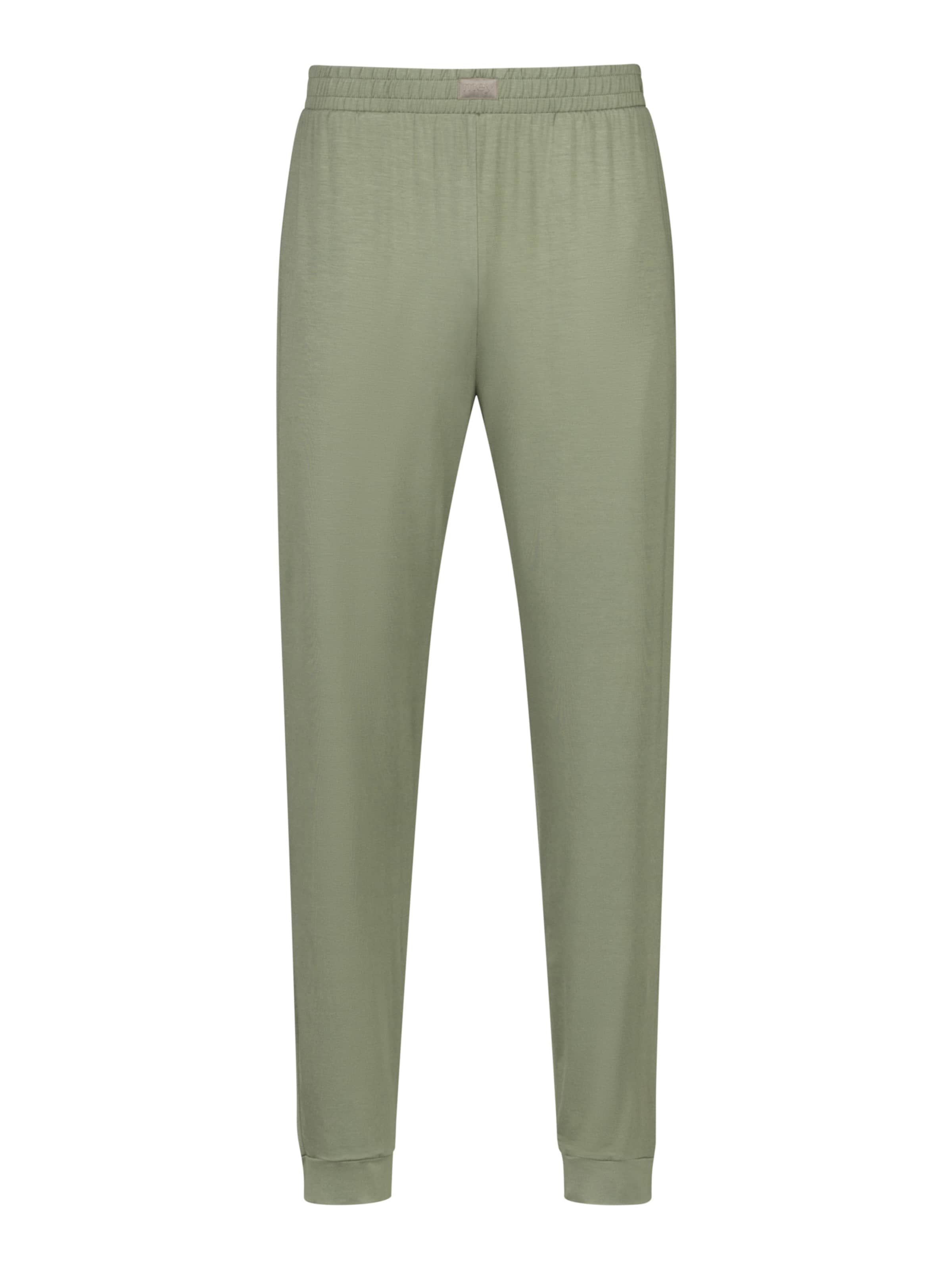 Mey Pyjamahose 'Jefferson' in Grün: Vorderseite