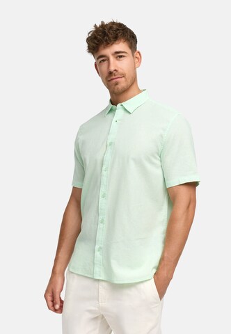 INDICODE JEANS Comfort Fit Hemd 'Ceppo' in Grün