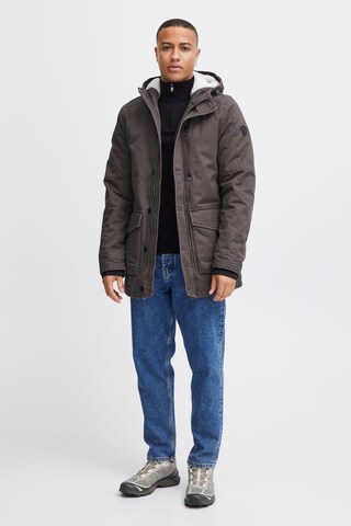 INDICODE JEANS Winter Jacket 'Hempe' in Grey