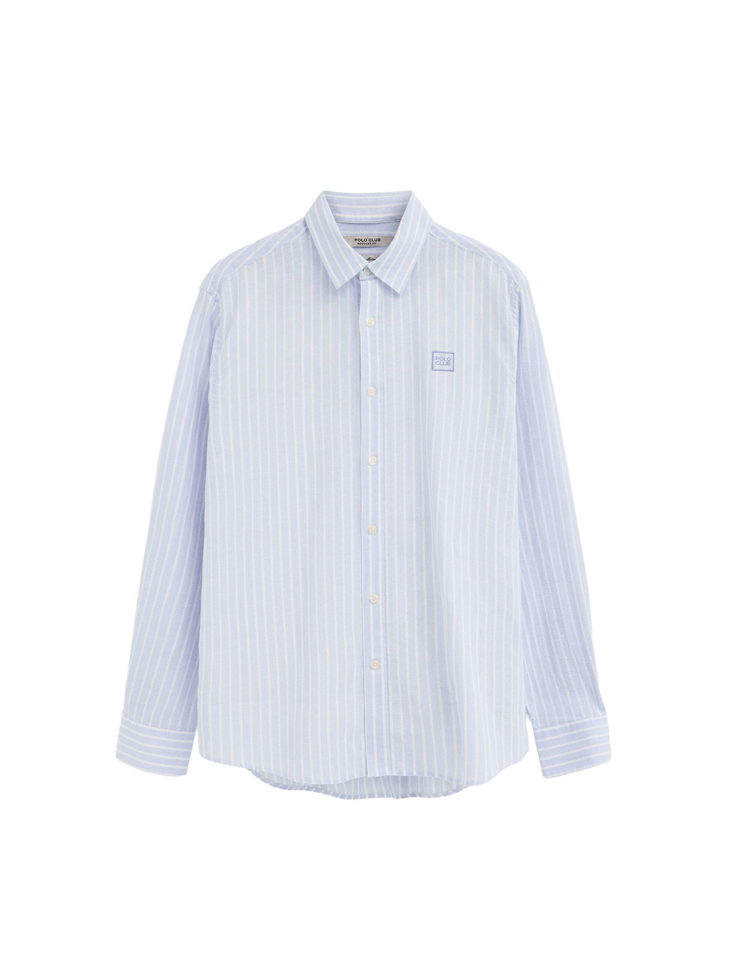 Polo Club Regular Fit Hemd in Blau: Vorderseite