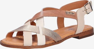 PIKOLINOS Strap Sandals 'Algar' in Brown: front