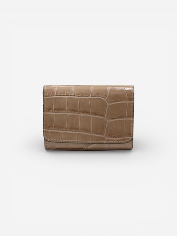 Cheval Firenze Wallet 'COSMO MINI CROC' in Grey: front